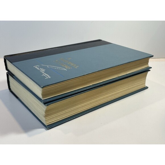 For Whom the Bell Tolls & Farewell Arms Ernest Hemingway 1968 Hardcover Scribner - Picture 3 of 12